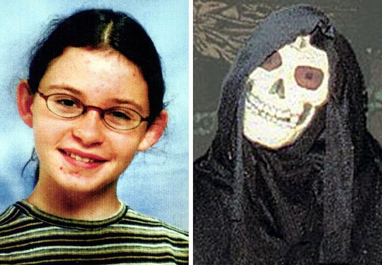 Er verkleidete sich als Tod: Vanessa und ihr Mörder.