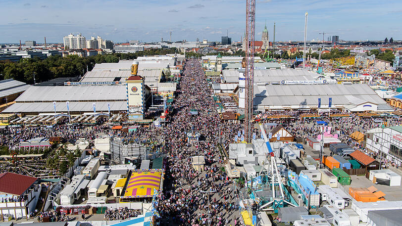 Lockt jedes Jahr Millionen Menschen nach München: Das Oktoberfest auf der Theresienwiese.