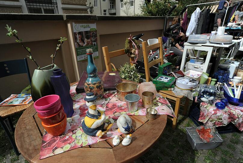 Die Hofflohmärkte in Schwabing sind die ältesten in München - und finden heuer am 24. Mai statt.