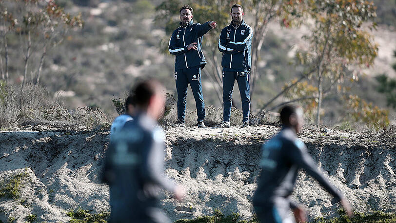 Bevor die 1860-Profis am fünften Tag des Trainingslagers in Troia zumindest halbtags durchschnaufen durften, nahm sie Trainer Vitor Pereira nochmal so richtig ran.