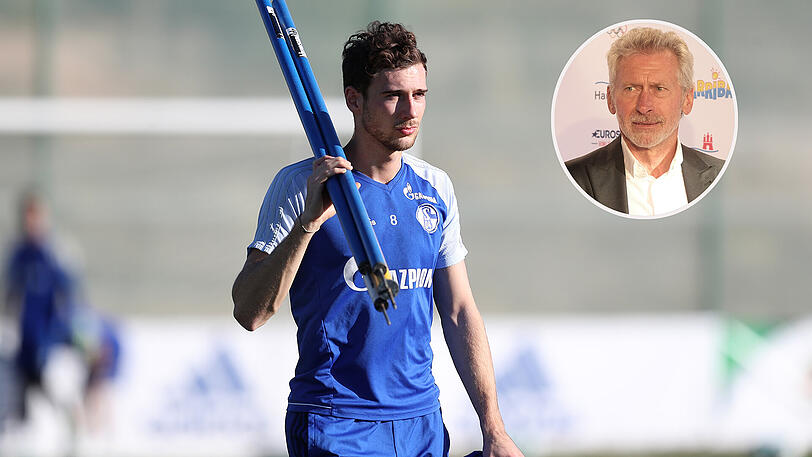 Paul Breitner (kl. Foto) äußert sich über den möglichen Transfer von Leon Goretzka.