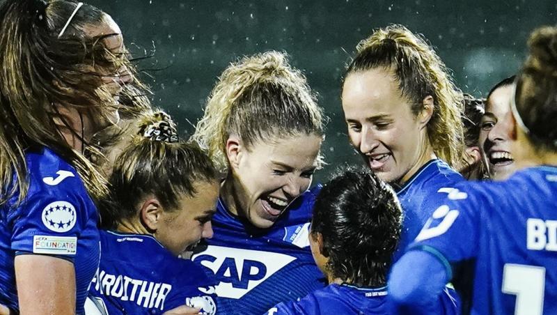Die TSG-Frauen starteten mit einem Sieg in die Champions League.