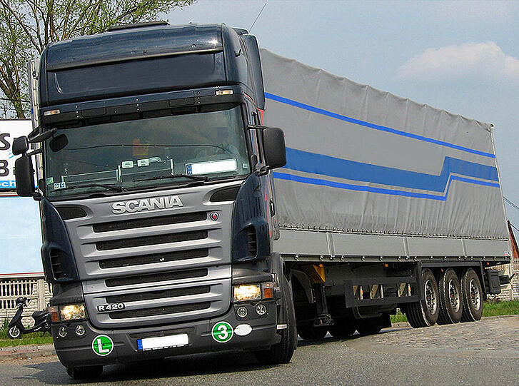 So sah der Sattelzug von Manfred K. aus, bevor er auf der Brennerautobahn bei Schönberg zermalmt wurde...