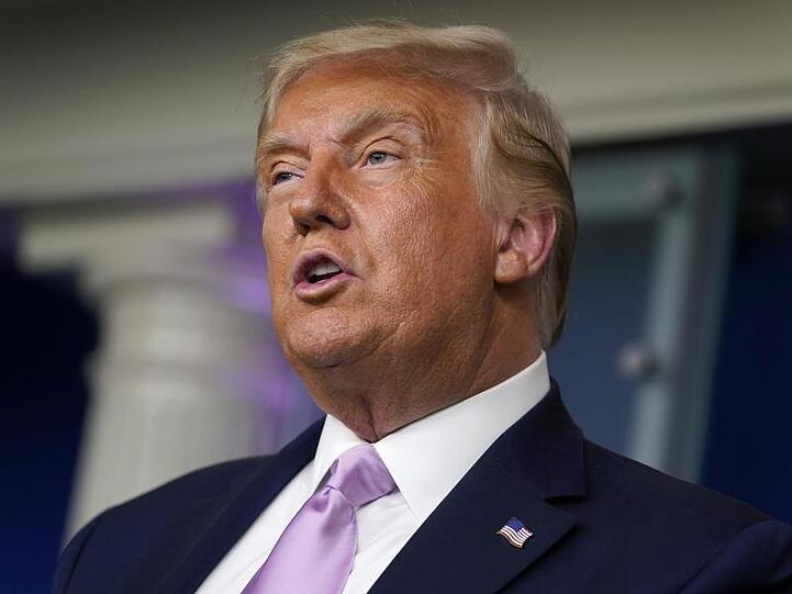 "Meine Regierung wird nicht zulassen, dass diese nukleare Situation im Iran weitergeht. Sie werden niemals eine Atombombe haben", sagt Trump.