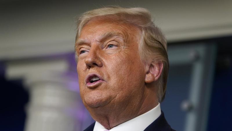 "Meine Regierung wird nicht zulassen, dass diese nukleare Situation im Iran weitergeht. Sie werden niemals eine Atombombe haben", sagt Trump. "Meine Regierung wird nicht zulassen, dass diese nukleare Situation im Iran weitergeht. Sie werden niemals eine Atombombe haben", sagt Trump.
