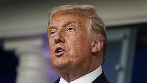 "Meine Regierung wird nicht zulassen, dass diese nukleare Situation im Iran weitergeht. Sie werden niemals eine Atombombe haben", sagt Trump.