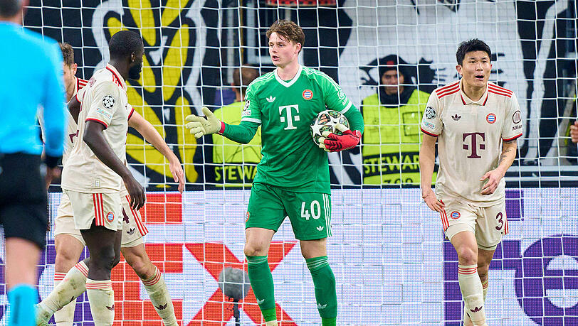 Hat reichlich Selbstvertrauen: Bayern-Keeper Jonas Urbig. Hat reichlich Selbstvertrauen: Bayern-Keeper Jonas Urbig.