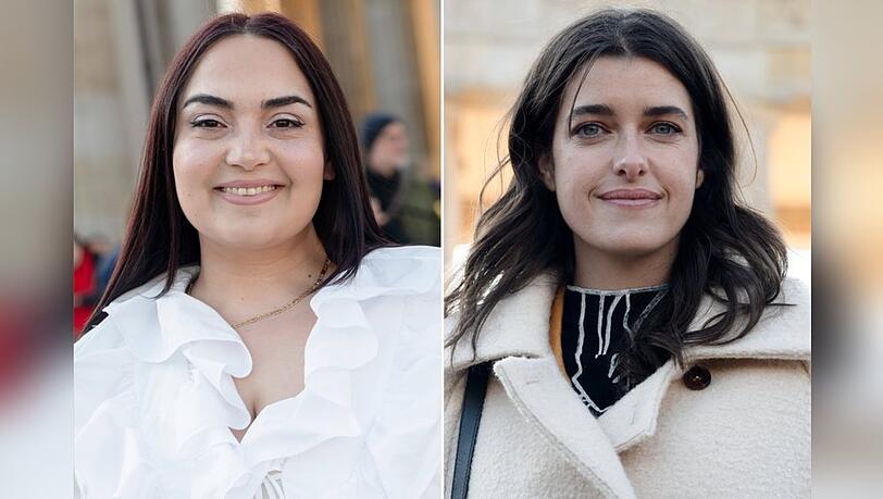 Bahar Kizil (li.) und Marie Nasemann waren in Berlin bei der Demo vor Ort.