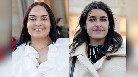 Bahar Kizil (li.) und Marie Nasemann waren in Berlin bei der Demo vor Ort.