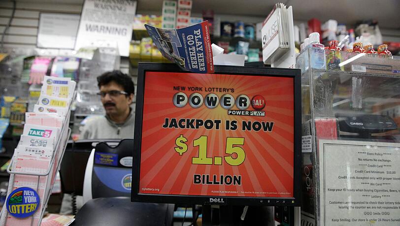 Der Rekord-Jackpot bei der US-Lotterie Powerball in Höhe von 1,5 Milliarden Dollar ist geknackt. Der Rekord-Jackpot bei der US-Lotterie Powerball in Höhe von 1,5 Milliarden Dollar ist geknackt.