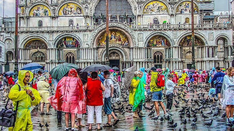 Venedig ist im Sommer ein Touristen-Hotspot.