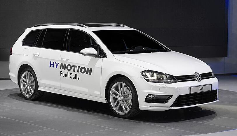 Der Golf Variant HyMotion feiert in Los Angeles Weltpremiere.