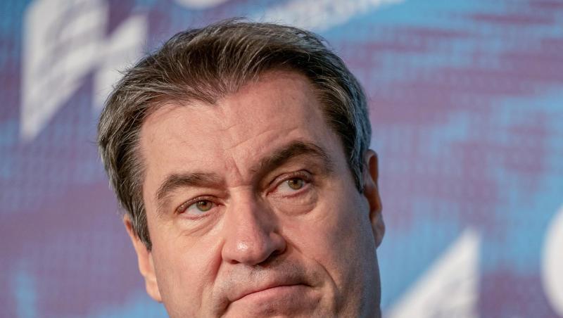 Markus Söder (CSU), Ministerpräsident von Bayern und CSU-Vorsitzender, spricht.