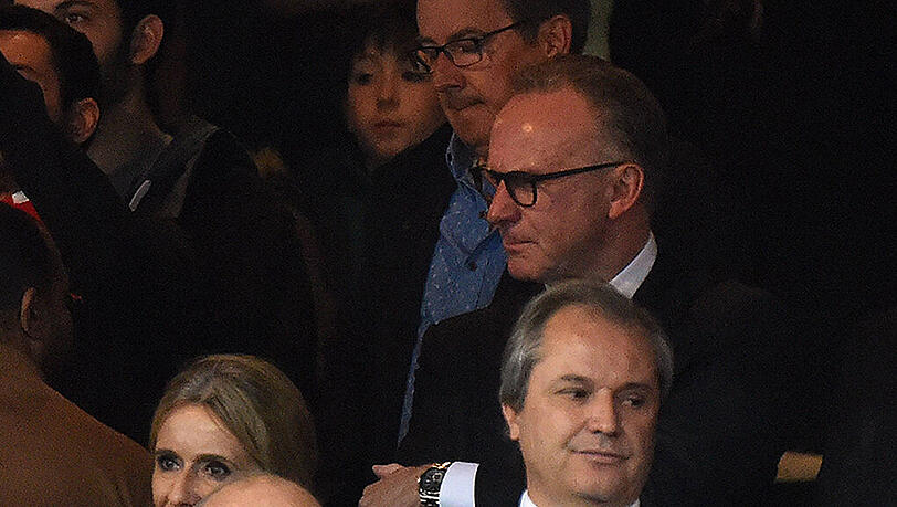 Karl-Heinz Rummenigge hatte am Mittwochabend auf der tribüne nichts zu lachen. Karl-Heinz Rummenigge hatte am Mittwochabend auf der tribüne nichts zu lachen.