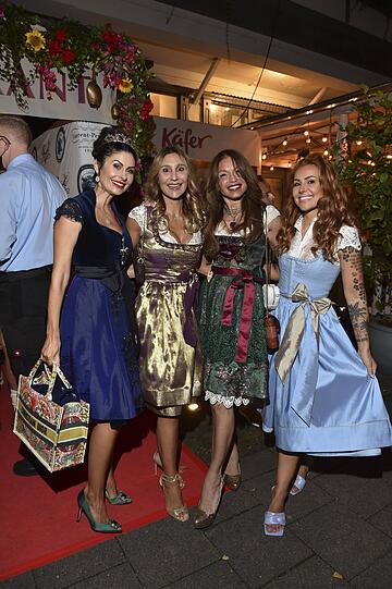 Jeannette Graf, Roxy Nitschke, Denise Borer und Tiger Kirchharz.