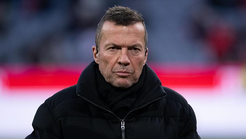 Der ehemalige Nationalspieler und aktuelle TV-Experte Lothar Matthäus vor dem Spiel.