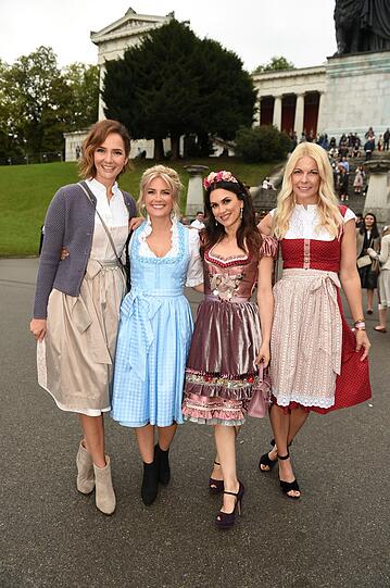 Judith Dommermuth, Jennifer Knaeble, Viktoria Lauterbach und Tina Kaiser