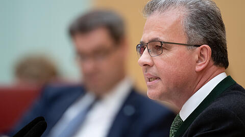 Florian Streibl, Fraktionsvorsitzender der Freien Wähler im Landtag, attackierte den Koalitionspartner nach der Kritik an Piazolo. (Archivbild)