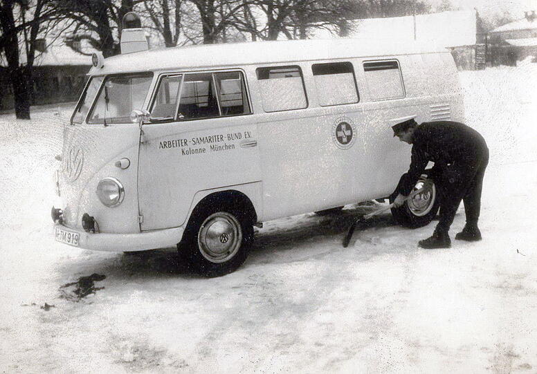 Eines der ersten Fahrzeuge nach der Wiedergründung Anfang der 60er.