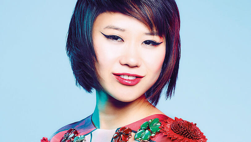 Die junge chinesische Pianistin Yuja Wang. Die junge chinesische Pianistin Yuja Wang.
