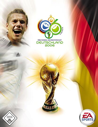 Nationalflagge und Prinz Poldi: Das Cover von "FIFA Fussball-Weltmeisterschaft Deutschland 2006" passte perfekt zum "Sommermärchen". Nationalflagge und Prinz Poldi: Das Cover von "FIFA Fussball-Weltmeisterschaft Deutschland 2006" passte perfekt zum "Sommermärchen".