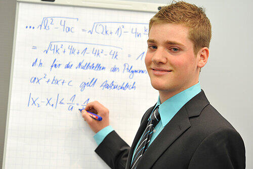 Mathe-Champion: Christoph Kröner.