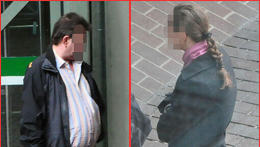 Ralph W. (44) bei einer Zigarettenpause vor dem Gericht. Simone B. (38) verlässt erleichtert den Prozess. Ralph W. (44) bei einer Zigarettenpause vor dem Gericht. Simone B. (38) verlässt erleichtert den Prozess.