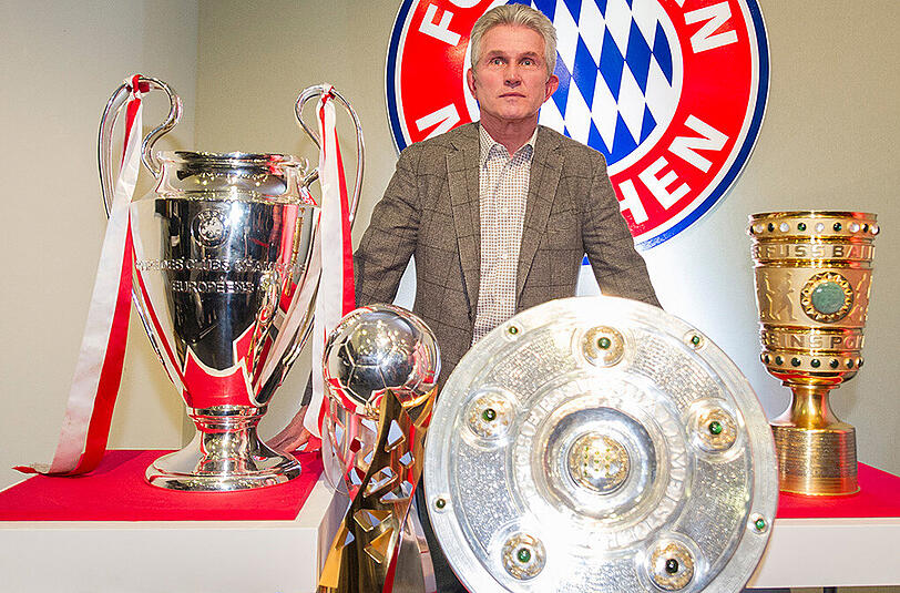 Schaffte als einziger Bayern-Trainer das Triple: Jupp Heynckes. Am Samstag feiert er seinen 70. Geburtstag.