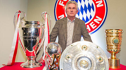 Schaffte als einziger Bayern-Trainer das Triple: Jupp Heynckes. Am Samstag feiert er seinen 70. Geburtstag.
