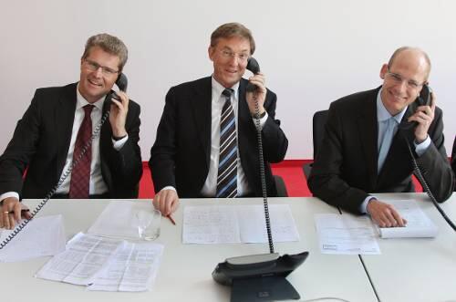 Die drei Experten vom Forum für Erbrecht (v.li.): Anton Steiner, Klaus Michael Groll und Matthias Rösler.