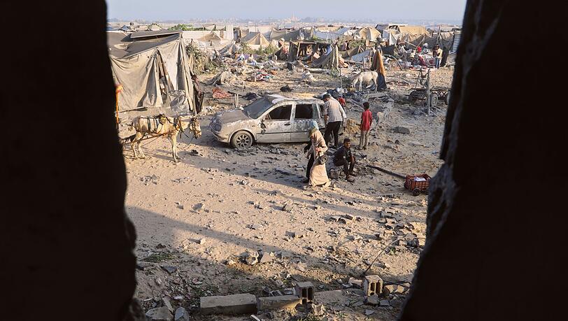 Die humanitäre Lage im Gazastreifen ist katastrophal. Die humanitäre Lage im Gazastreifen ist katastrophal.