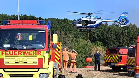Wann der Einsatz im H&uuml;rtgenwald beendet werden kann, ist noch unklar.
