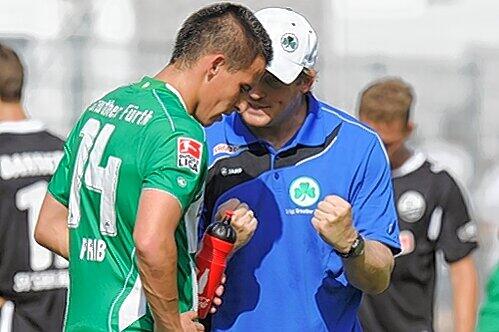 Weiter voll draufgehen: Trainer Mike Büskens macht Edgar Prib, der an zwei Elfern gegen die SpVgg beteiligt war, keinerlei Vorwürfe.