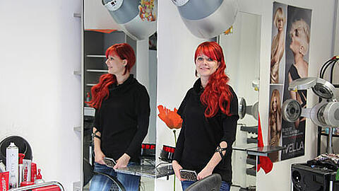 Heute hat sie ihren eigenen kleinen Friseursalon. Doch für Meisterin Denise Starzner gab es auch schlechtere Zeiten, in denen sie finanzielle Unterstützung brauchte.