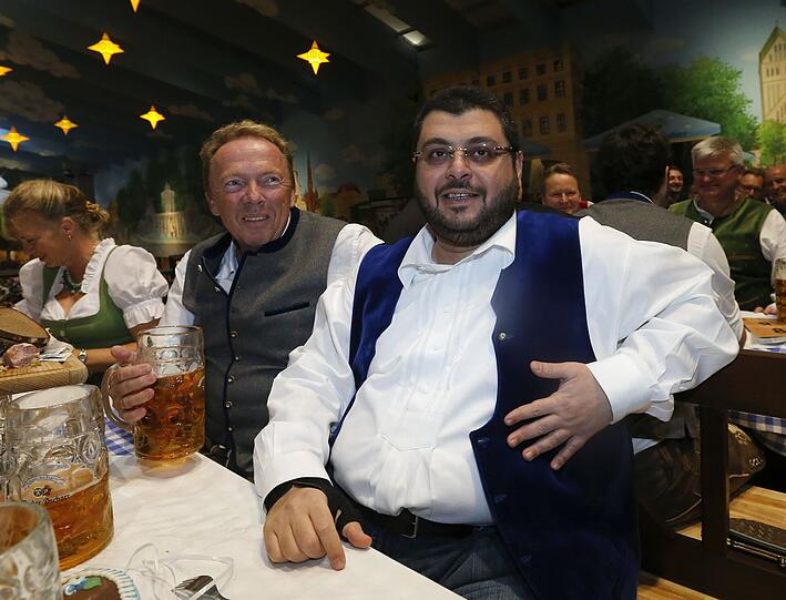Auch der Investor war am Dienstag mit seinen Löwen auf der Wiesn.