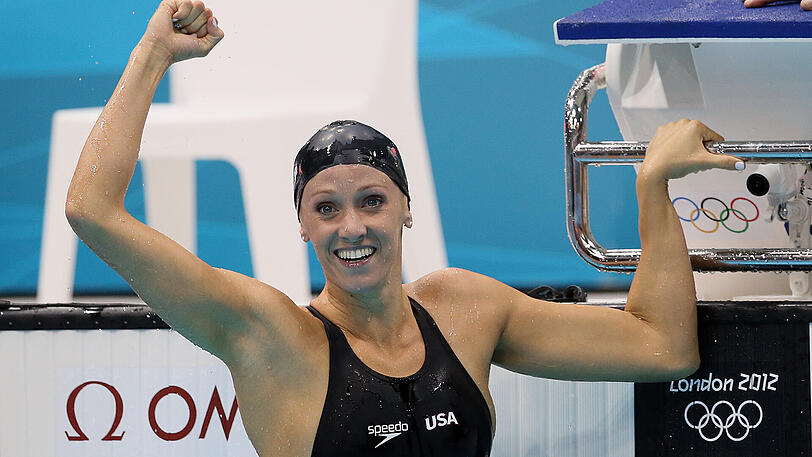 Dana Vollmer: Die US-Schwimmerin (29) gebar 2015 ihren ersten Sohn und holte 2016 Olympia-Gold mit der Staffel. Kind zwei folgt kommenden Juli - im April startete Vollmer im sechsten Schwangerschafts-Monat noch bei einem Wettkampf.
