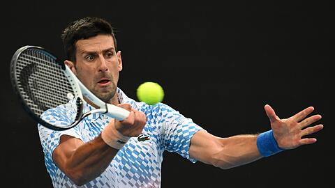 In drei Sätzen ins Achtelfinale der Australian Open: Novak Djokovic.