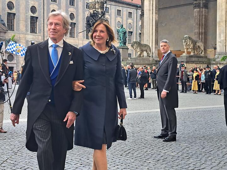 Leopold Prinz von Bayern mit Ehefrau Ursula Möhlenkamp.