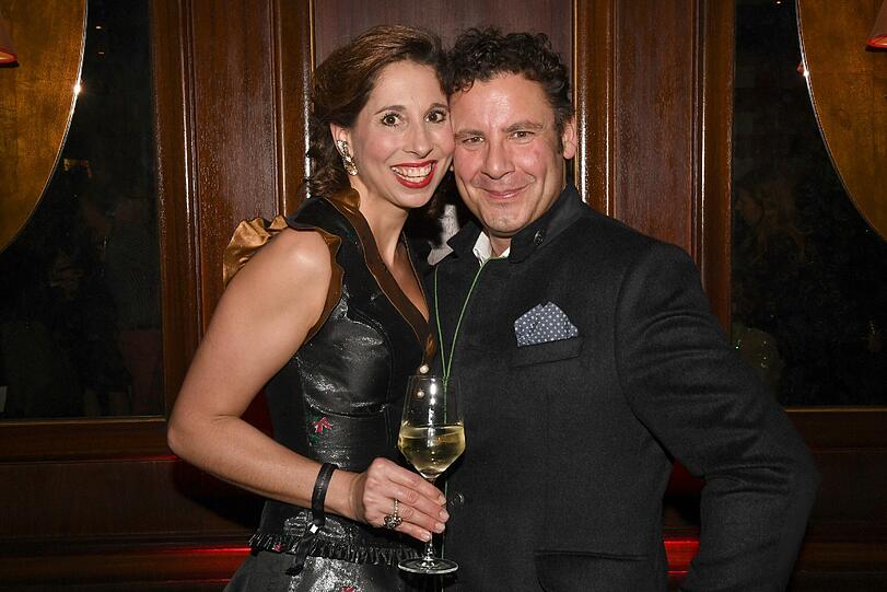 Die Designerin Lola Paltinger und ihr Freund Andreas Meister.