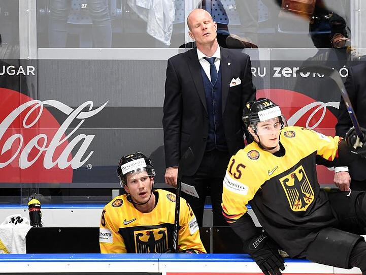 Bundestrainer Toni Söderholm war trotz der Niederlage im WM-Viertelfinale stolz auf seine Spieler.