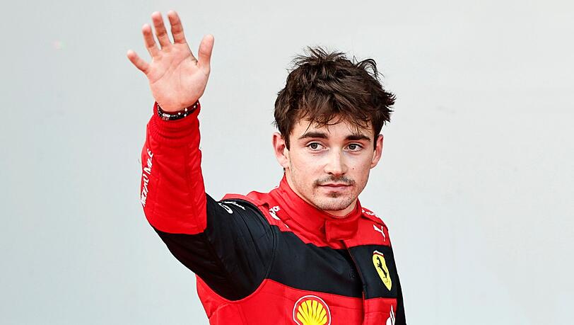 Ferrari-Pilot Charles Leclerc startet bereits zum sechsten Mal in dieser Saison von der Pole Position.