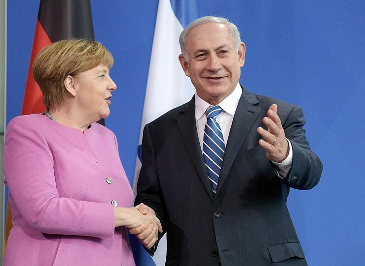 Angela Merkel und Benjamin Netanjahu.
