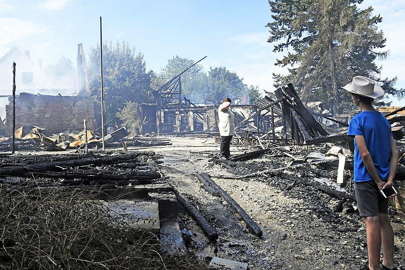 Durch den Brand im Freizeitpark bei Augsburg entstand ein Schaden in Millionenhöhe.