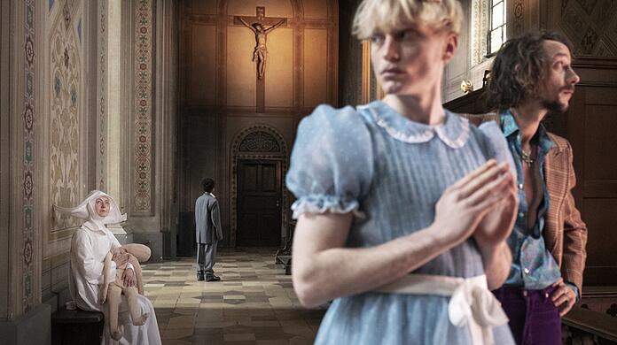 Svetlana Belesova, Isabell Antonia Höckel, Anton Nürnberg, Bernardo Arias Porras in "In the Name of"..