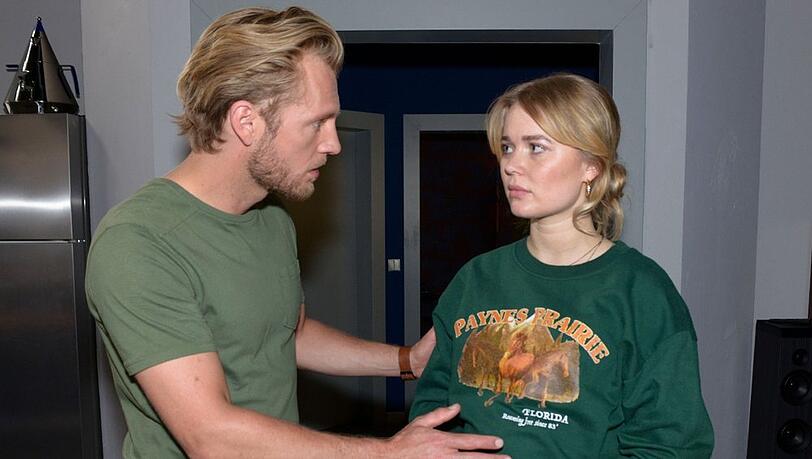 "GZSZ": Zwischen Gina und Paul kommt es zum ersten Beziehungsstreit.