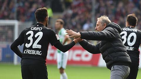 Keine Kompromisse machte der zweifache Torschütze Vincenzo Grifo mit dem SC Freiburg gegen die Spvgg Greuter Fürth.