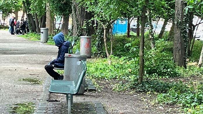Im Fokus der Polizei: Der Alte Botanische Garten beim Hauptbahnhof in der Maxvorstadt.