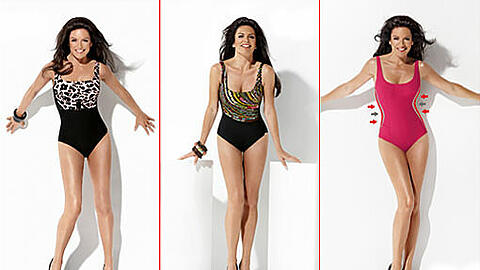 Christine Neubauer ist das Gesicht für die neue Shape-Badekollektion von Charmline. Die Sommerkollektion für den optimalen Schlankmacher-Effekt. Frei nach dem Neubauer-Motto "look one size slimmer." Hier die Bilder von Christine Neubauer in Shapewear-Bademode!