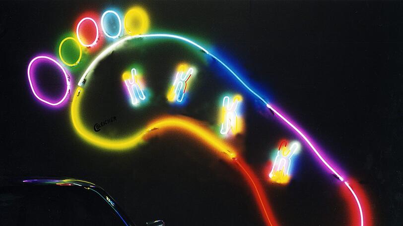 "Colossus-in-Motion" in Chris Bleicher&rsquo;s Peepart Galerie, Müllerstraße.