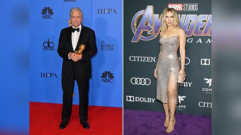 Überraschung für Michael Douglas und Scarlett Johansson: Sie sind miteinander verwandt.